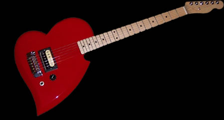 heart guitar